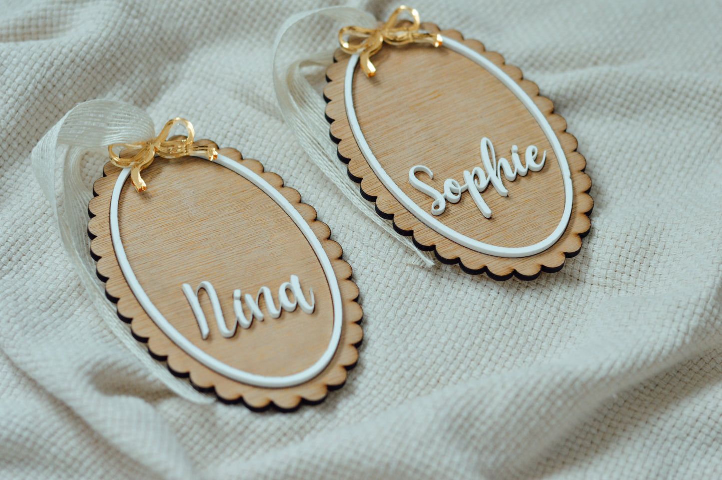 Personalized Scallop Wooden Sign