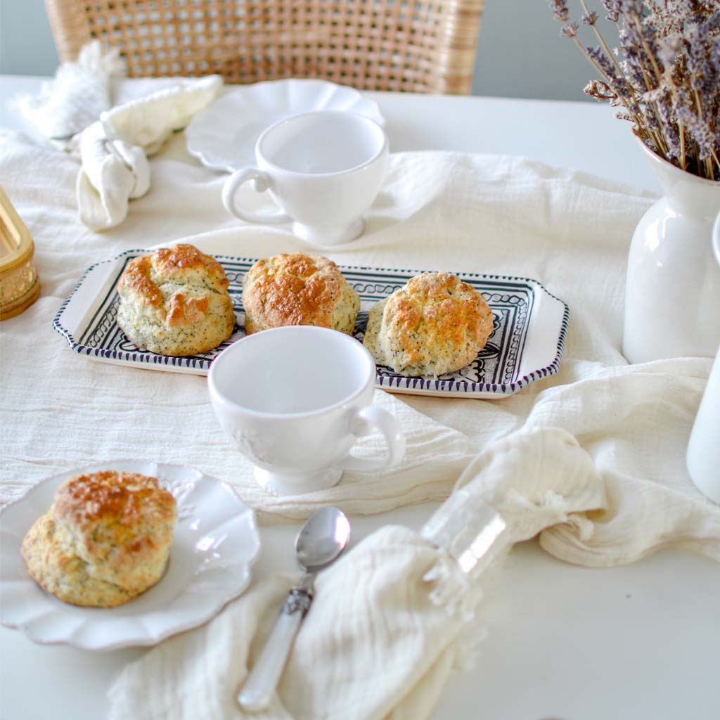 Capri Cotton Napkin Set – Natural Linen Look (4 pcs, 45×45 cm)