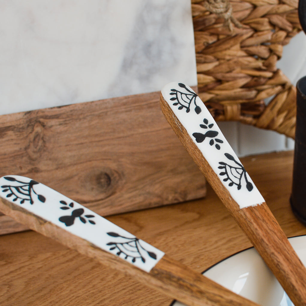 Wood Set Fork & Spoon