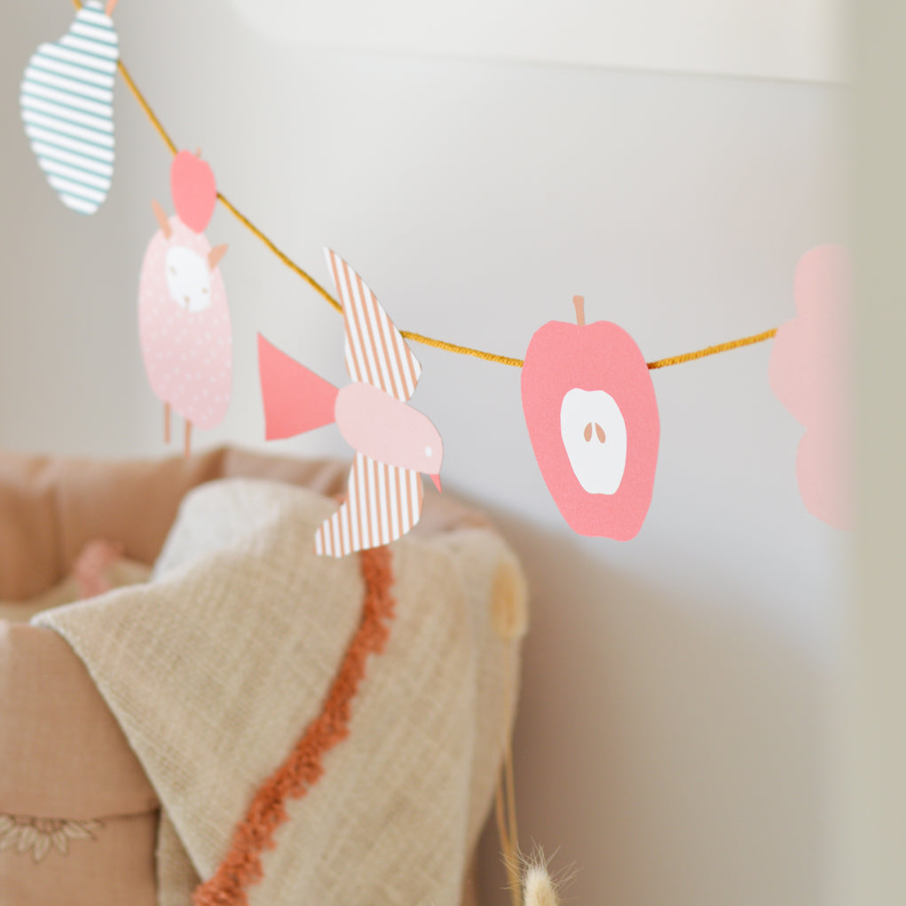 Paper Garland “Sheep” DIY Kit – Nursery & Kids Room Decoration