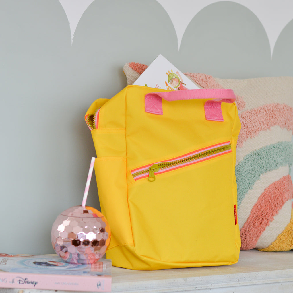Rugzak large 'Zipper Yellow'