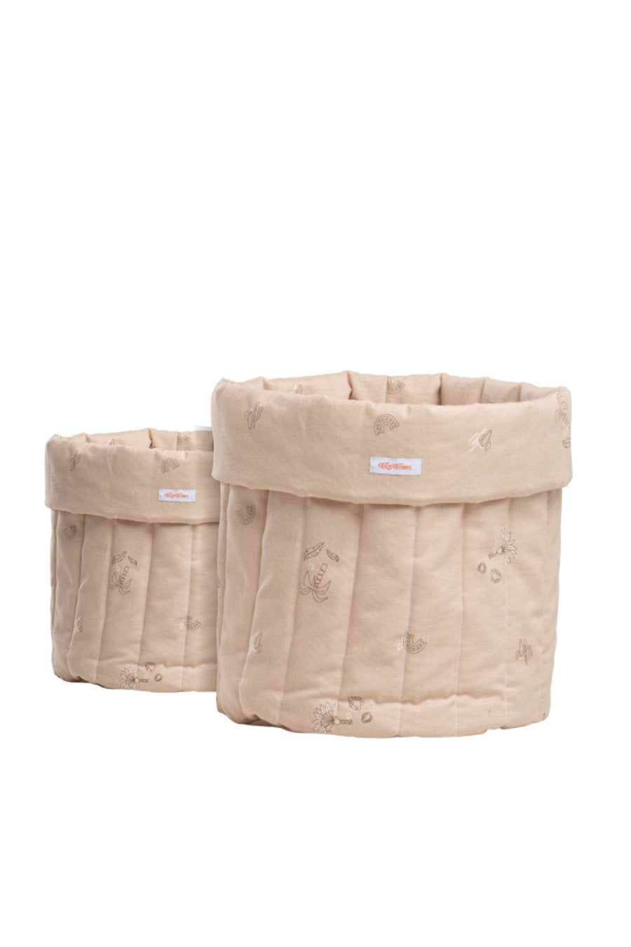 Beige Small Toy Bag Storage