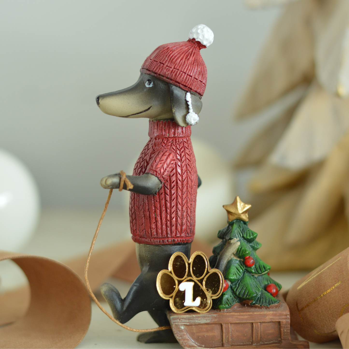 The Christmas Pup – Personalized Initial Edition