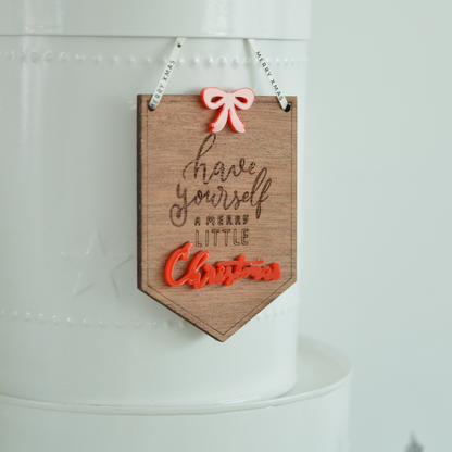 The Merry Little Christmas Banner