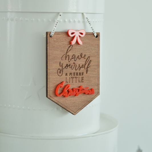 The Merry Little Christmas Banner