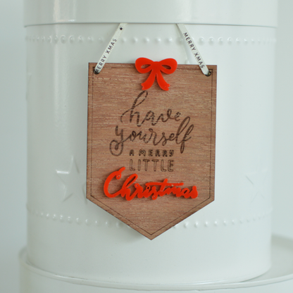 The Merry Little Christmas Banner