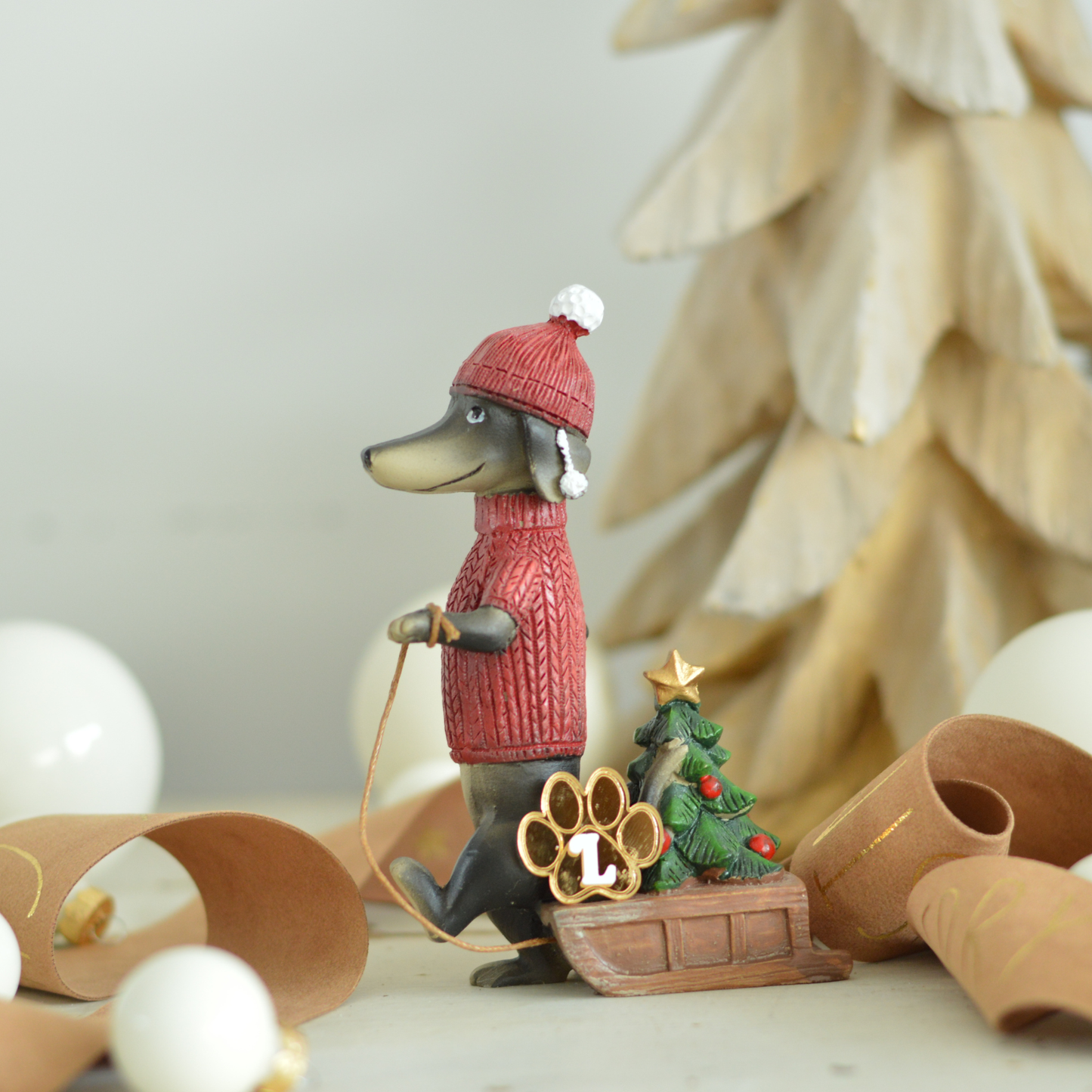 The Christmas Pup – Personalized Initial Edition