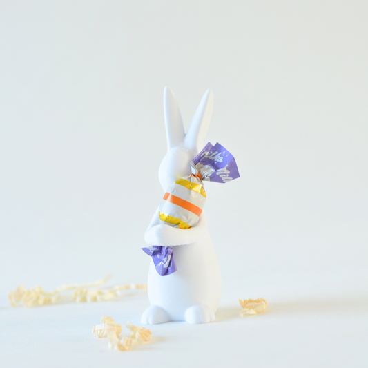 3D Bunny with Chocolate Easter Egg