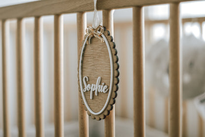 Personalized Scallop Wooden Sign