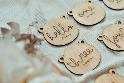 🧸 Teddy Bear Milestone Set | Personalized